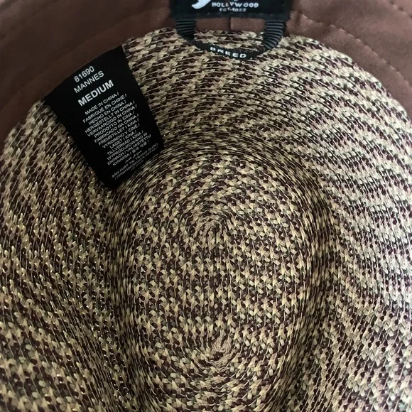 Bailey of Hollywood Men's Mannes Braided Fedora Trilby Hat - Picture 5 of 7